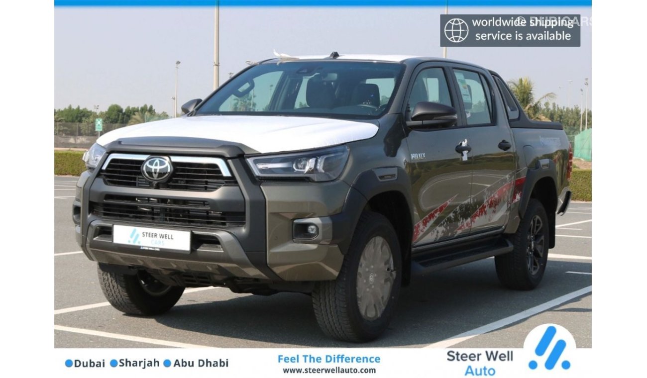 تويوتا هيلوكس 2022 | HILUX ADVENTURE 4X4 2.8L SR5 A/T DIESEL - 360 CAMERA WITH GCC SPECS - EXPORT ONLY