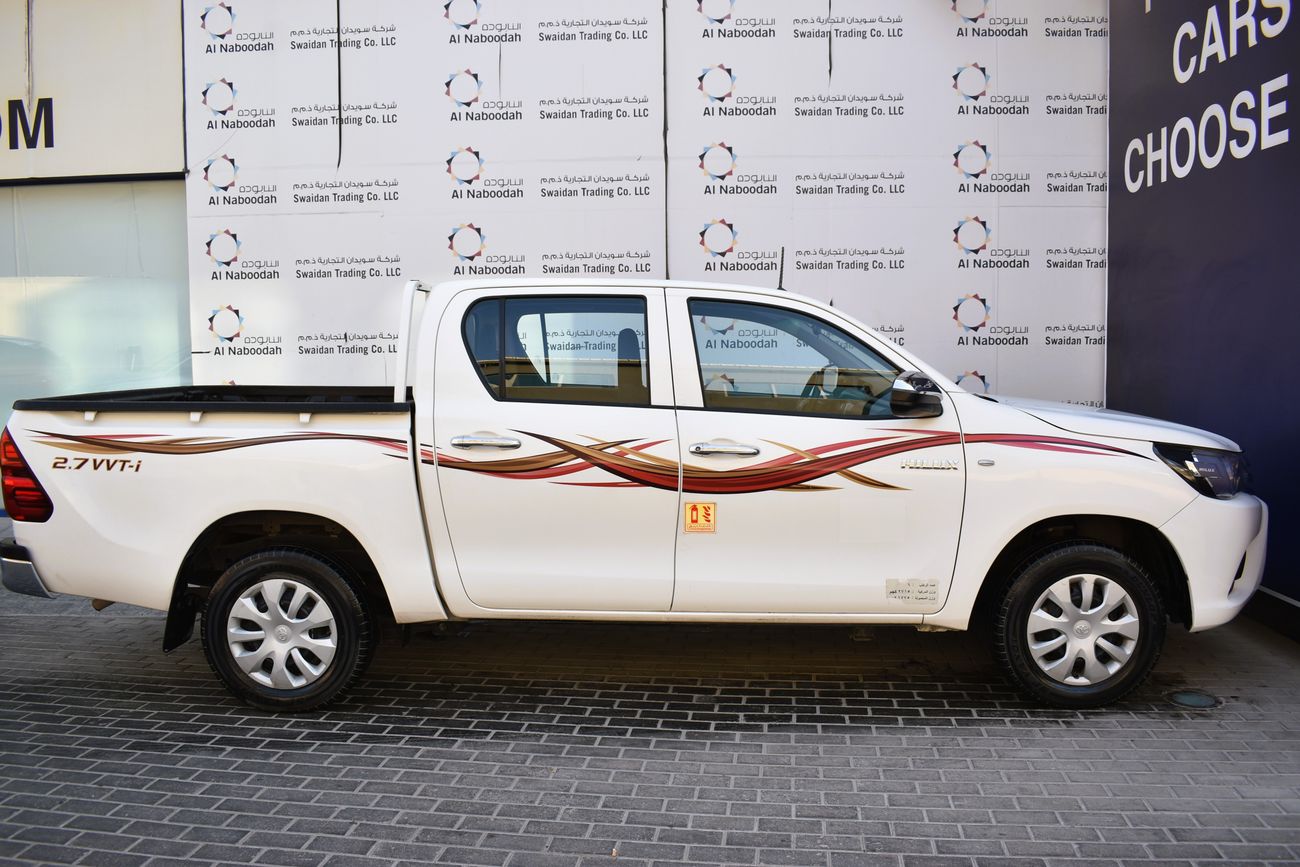 Toyota Hilux AED 1279 PM | 2.7L MT GL DC GCC DEALER WARRANTY