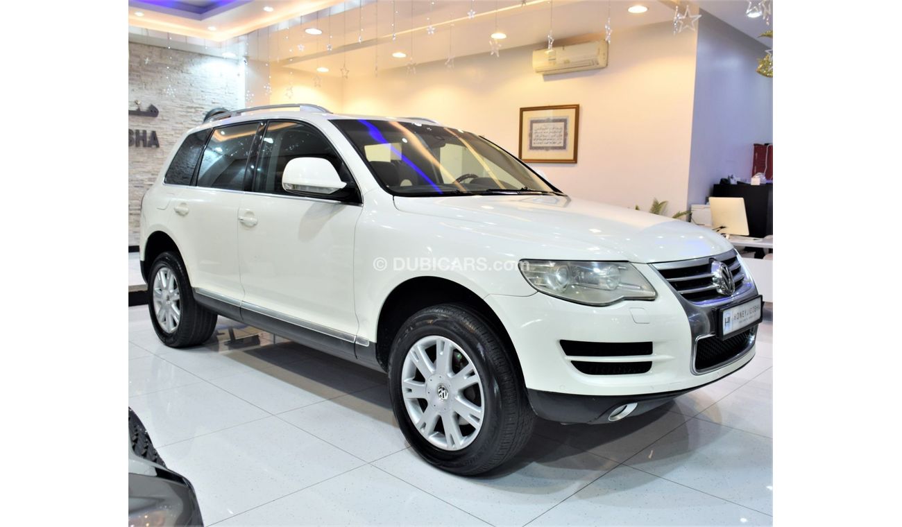 Volkswagen Touareg LOW MILEAGE! for our Volkswagen Touareg 2009 Model!! in White Color! GCC Specs