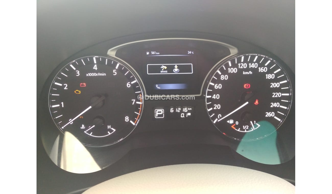 نيسان ألتيما 2016 بنى فتحة سقف جلد خليجى حالة وكالة بدون صبغ بدون حوادث ممتاذة ماشية قليل