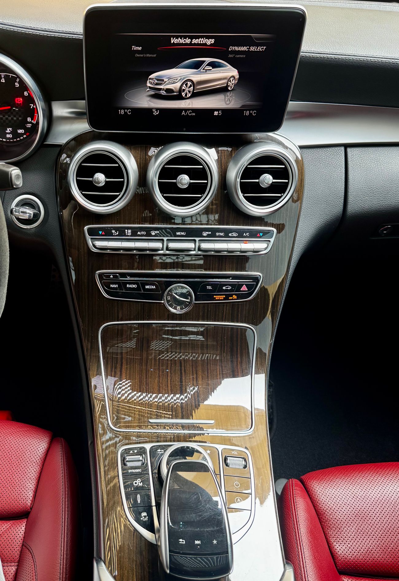 Mercedes-Benz C 43 AMG 3.0L V6 Bi-Turbo GCC , Accident free, Mint, Dealer Service History, in perfect condition