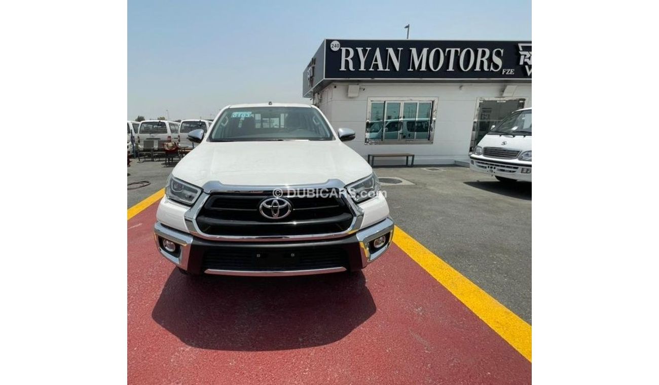 Toyota Hilux TOYOTA HILUX 2.7L, PETROL, 4X4, MODEL 2021, FULL OPTION WITH PUSH START, WHITE WITH RED INTERIOR, ON