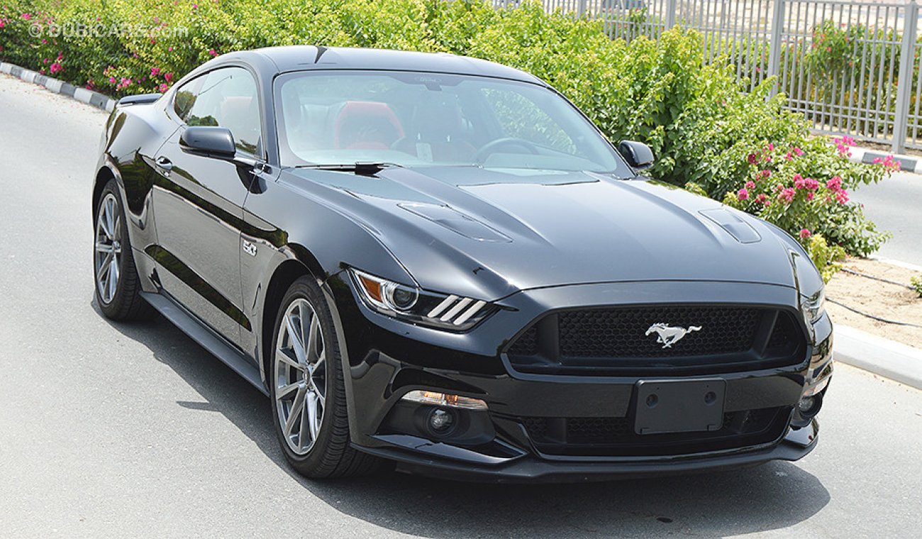 Ford Mustang GT Premium+, 5.0L V8 GCC, 0km with 3Yrs or 100K km Warranty, 60K km Free Service at AL TAYER