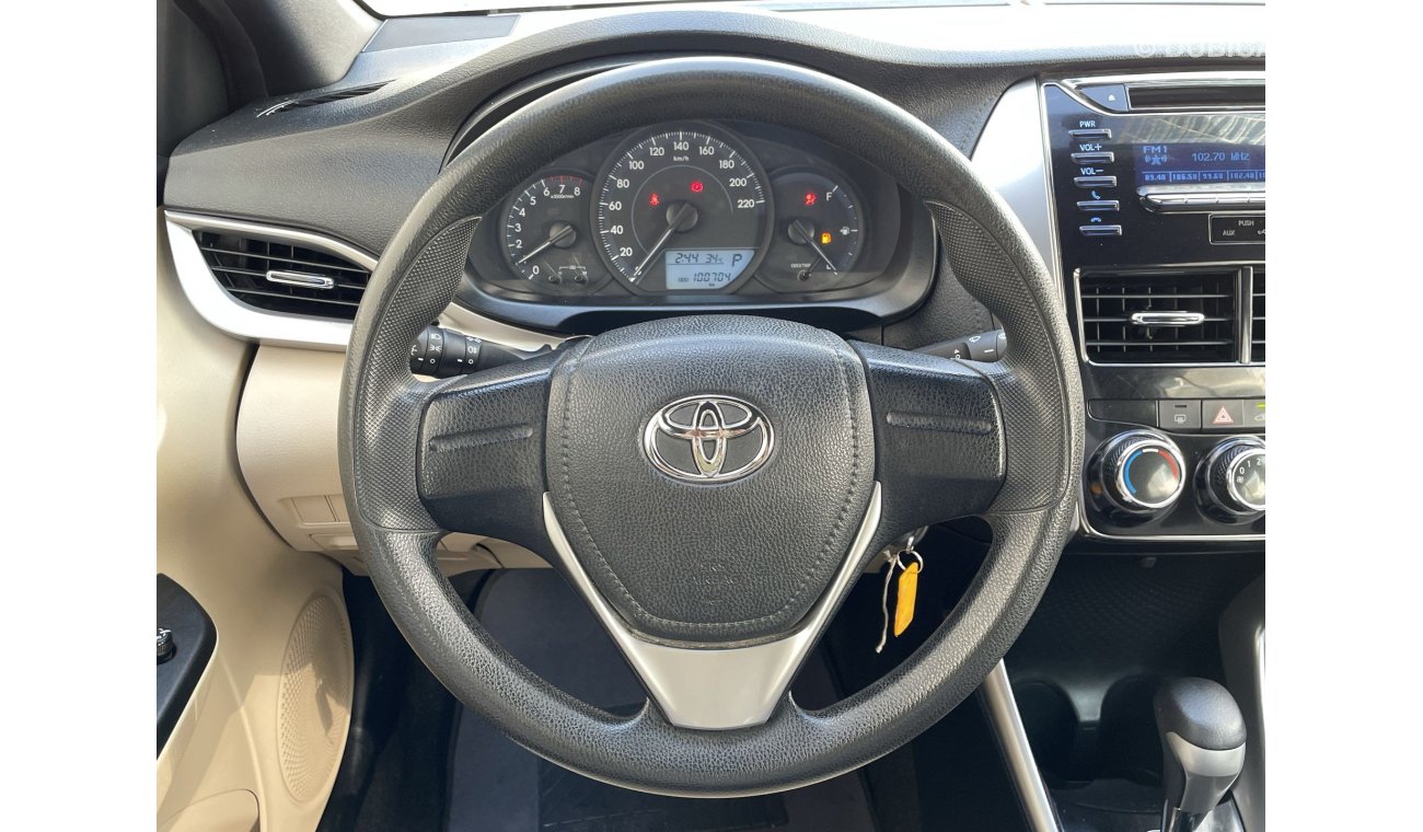 Toyota Yaris 1.3L | SE|  GCC | EXCELLENT CONDITION | FREE 2 YEAR WARRANTY | FREE REGISTRATION | 1 YEAR FREE INSUR