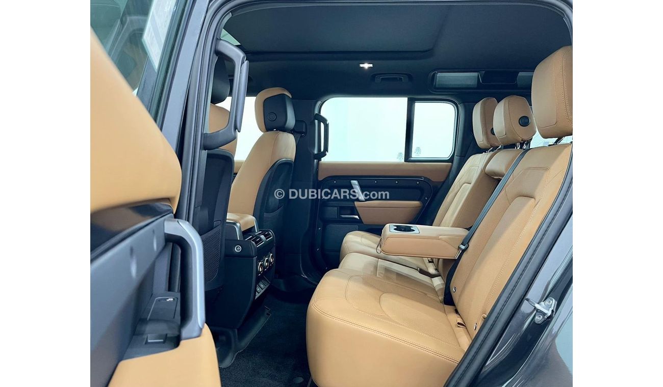 Land Rover Defender 2023 Land Rover Defender 110 P525 1 of 5 Zafrani Interior, Agency Warranty + Service Contract, GCC