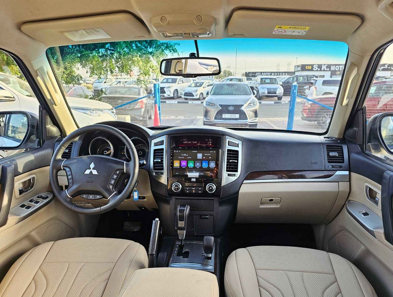 Mitsubishi Pajero GLS 3.5/ 4WD/ LEATHER/ DVD CAMERA/ LOW MILEAGE/ ONLY FOR EXPORT / LOT#700167