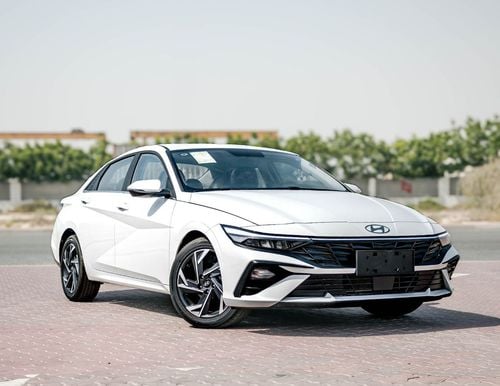 Hyundai Elantra 2025 Hyundai Elantra GLX Elite 1.5L - White Inside Black | Export Only