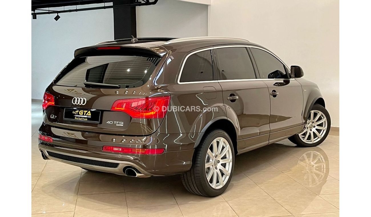 Audi Q7 2015 Audi Q7 40TFSI Quattro Supercharged, Service History, Warranty, GCC