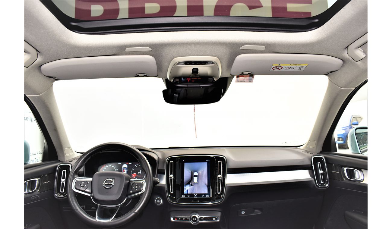 فولفو XC 40 AED 11759 PM | XC 40 T5 MOMENTUM AWD 2.0 AT FULL OPTION 2018 GCC DEALER WARRANTY