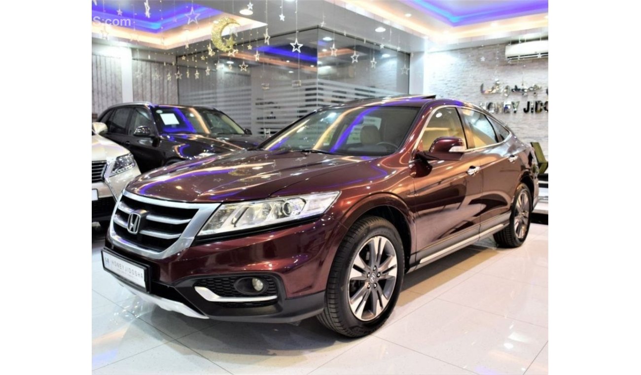 هوندا كروستور AMAZING Honda CrossTour 4WD TOURING 2014 Model!! in Maroon Color! GCC Specs