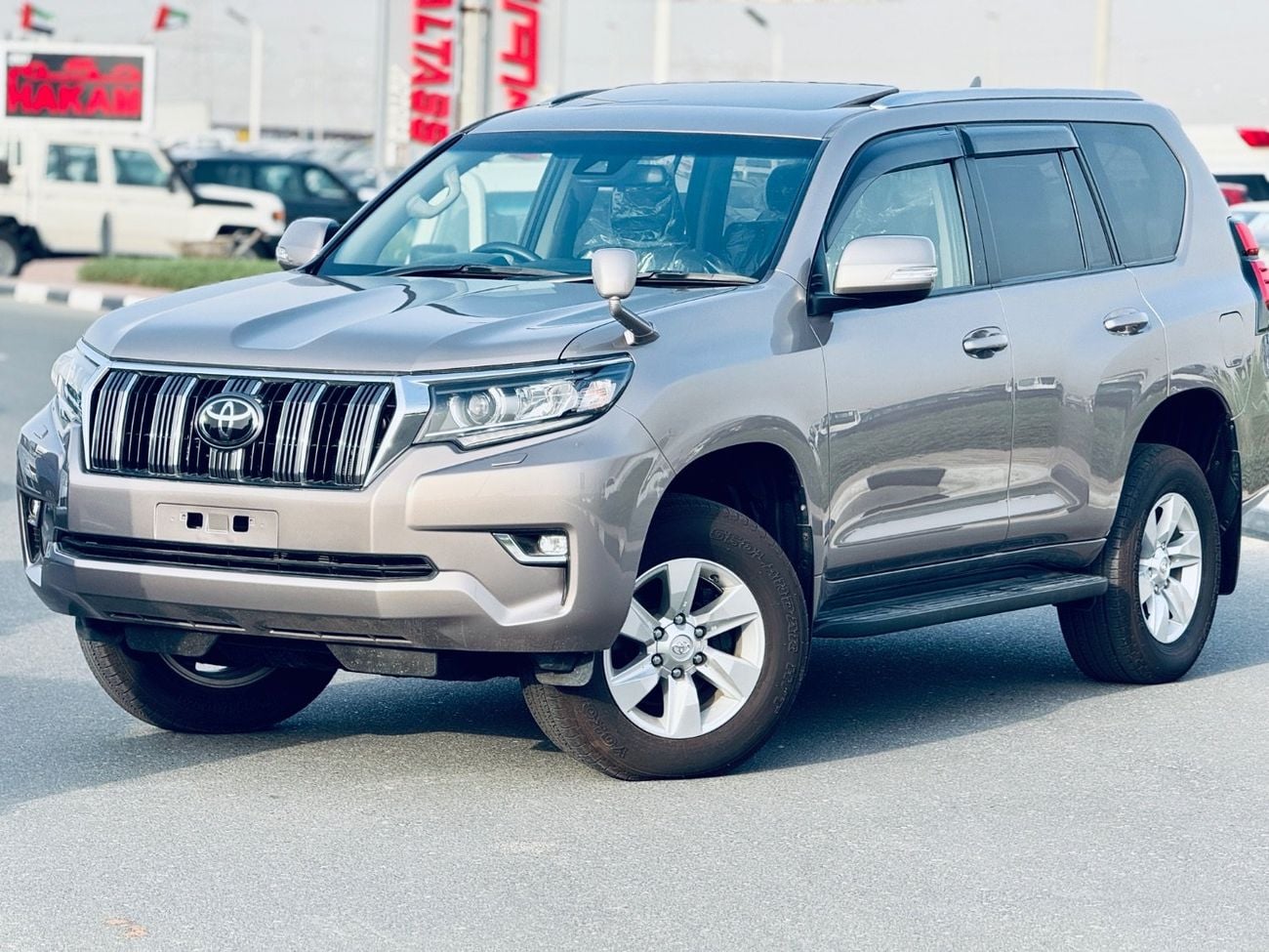 تويوتا برادو Toyota Prado RHD Diesel year 2019 automatic brown colour