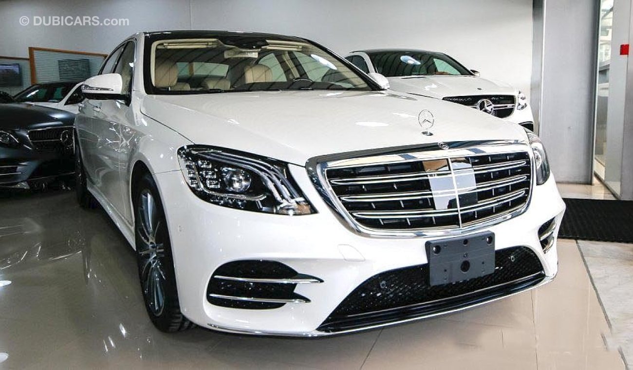 Mercedes-Benz S 560 2018, V8-biturbo 4.0L 4Matic GCC, 0km with 2 Years Unlimited Mileage Warranty