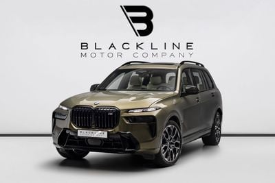 BMW X7 M60i XDRIVE BUY NOW, PAY 2027 | THE BLACKLINE STANDARD | 2030 BMW Warranty + Service, GCC, Low KMs