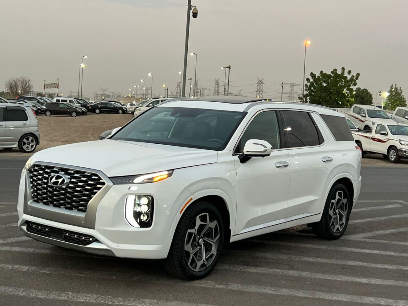 Hyundai Palisade 2021 Hyundai Palisade Calligraphy Edition Full Option Panoramic View - 360* 5 CAM - HUD - 3.8L - V6