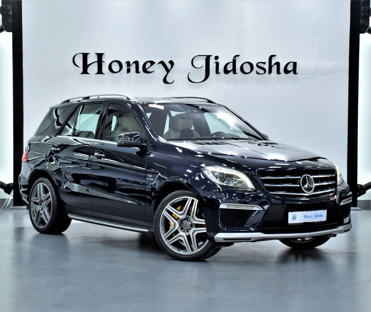 Mercedes-Benz ML 63 AMG EXCELLENT DEAL for our Mercedes Benz ML63 AMG ( 2013 Model ) in Dark Blue Color GCC Specs