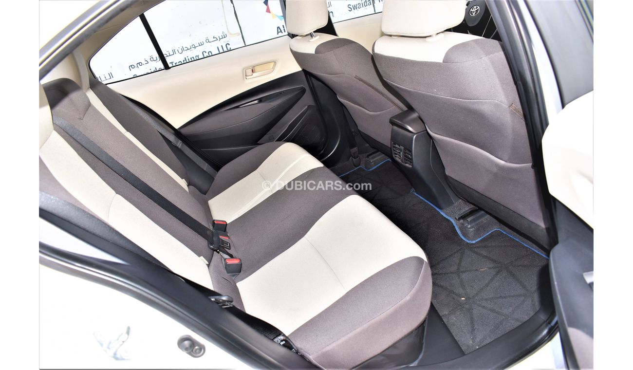 Toyota Corolla AED 1370 PM | 1.8L HIBRID GCC DEALER WARRANTY