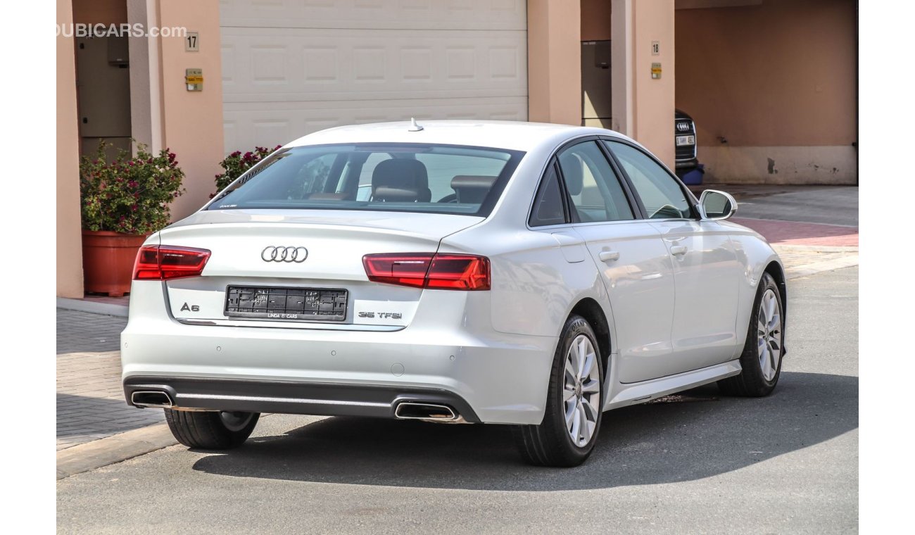 أودي A6 35 TFSI 2017 GCC under Warranty with Zero Down-Payment.