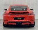 Porsche 718 Cayman S 2.5L A/T 2018 Porsche 718 Cayman S, June 2025 Porsche Warranty, Full Porsche Service History, Low