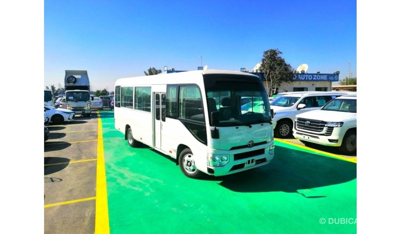 Toyota Coaster 22 seats with fridge and 3 point seat plat