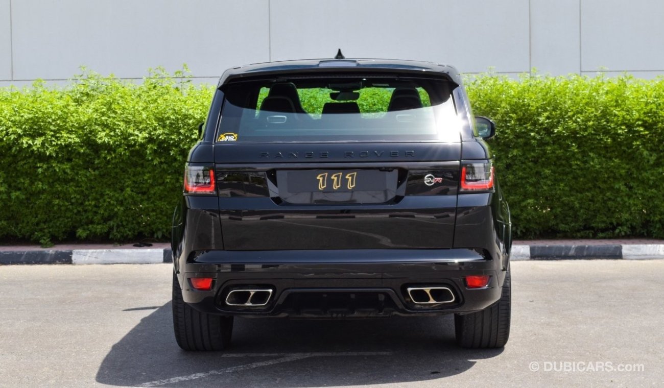 Land Rover Range Rover Sport SVR / GCC Specifications