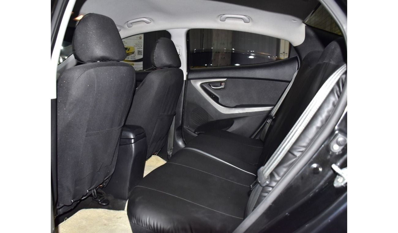 Hyundai Elantra EXCELLENT DEAL for our Hyundai Elantra ( 2014 Model ) in Black Color GCC Specs
