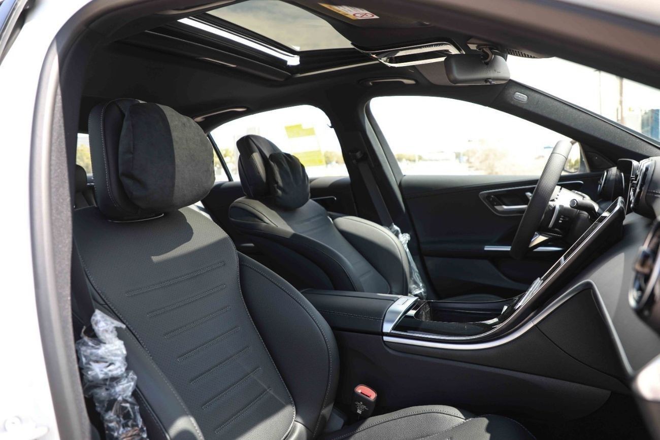 مرسيدس بنز C 200 2025 MERCEDES BENZ C200 L SPORT 1.5 Hybrid - WHITE inside BLACK | Export Only