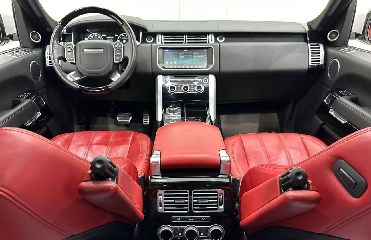 لاند روفر رينج روفر 2017 Range Rover Vogue SE Supercharged, 2024 Range Rover Warranty + Service Pack, Full Options, GCC