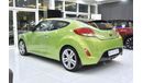 Hyundai Veloster EXCELLENT DEAL for our Hyundai Veloster 1.6L ( 2015 Model ) in Green Color GCC Specs