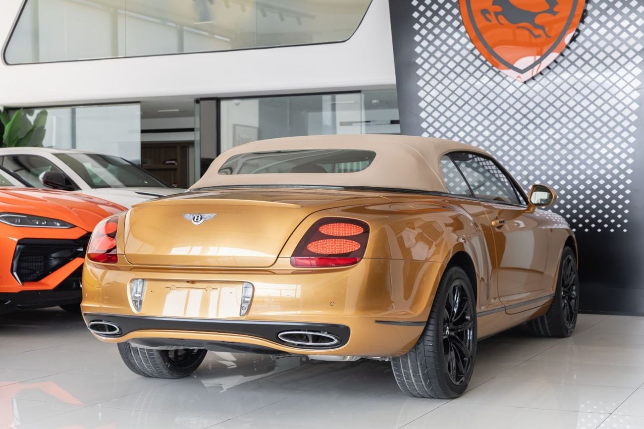 Bentley Continental GT Bentley Continental GT Supersports Convertible | 2011 | GCC