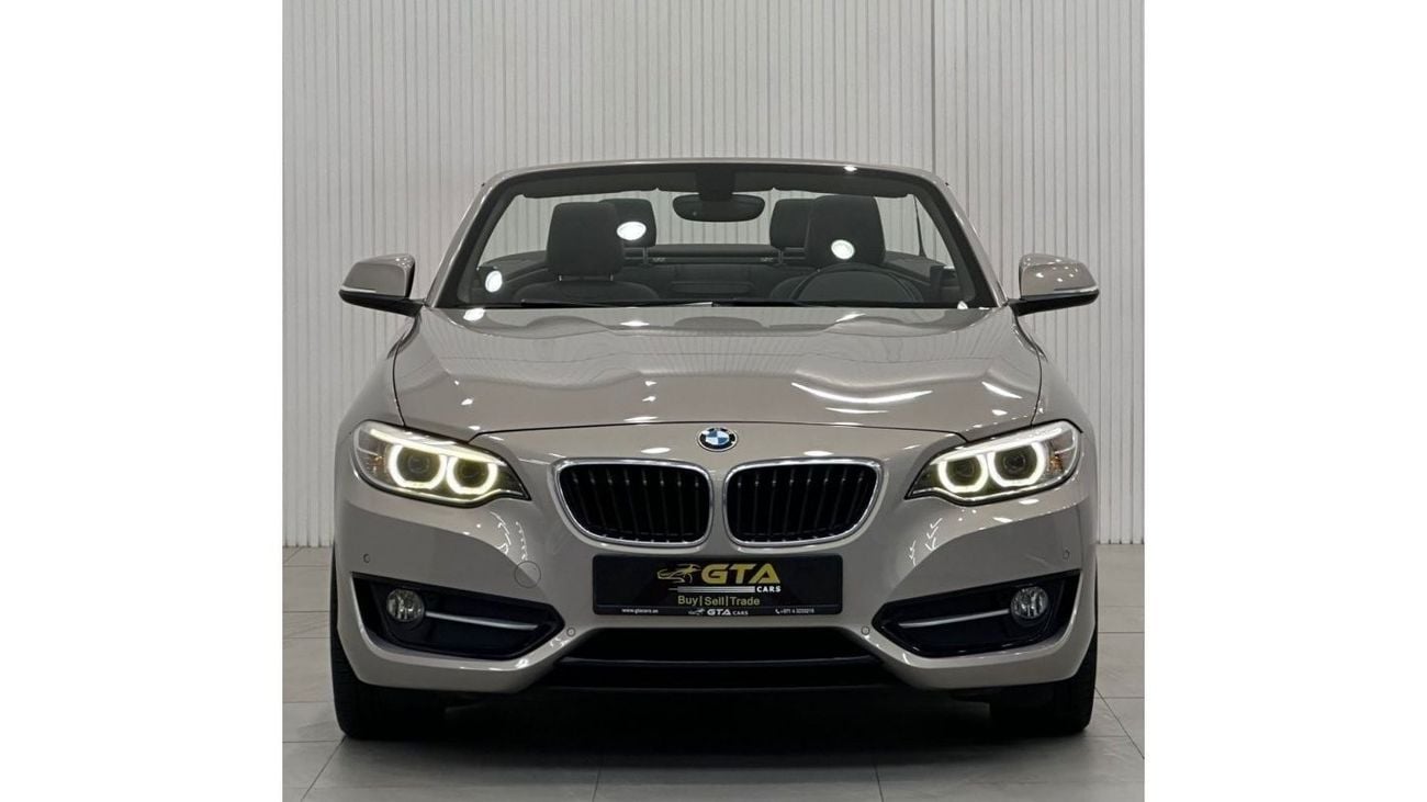 BMW 220i sport Line 2017 BMW 220i Sportline, Warranty, Service History, Excellent Condition, GCC