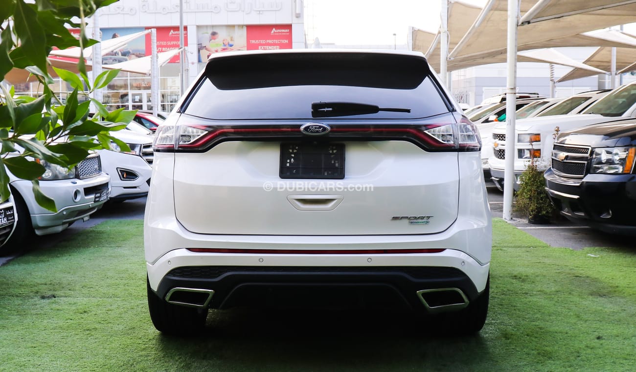 Ford Edge Model 2015, American import, white color, panorama, fingerprint, installed, in excellent condition,