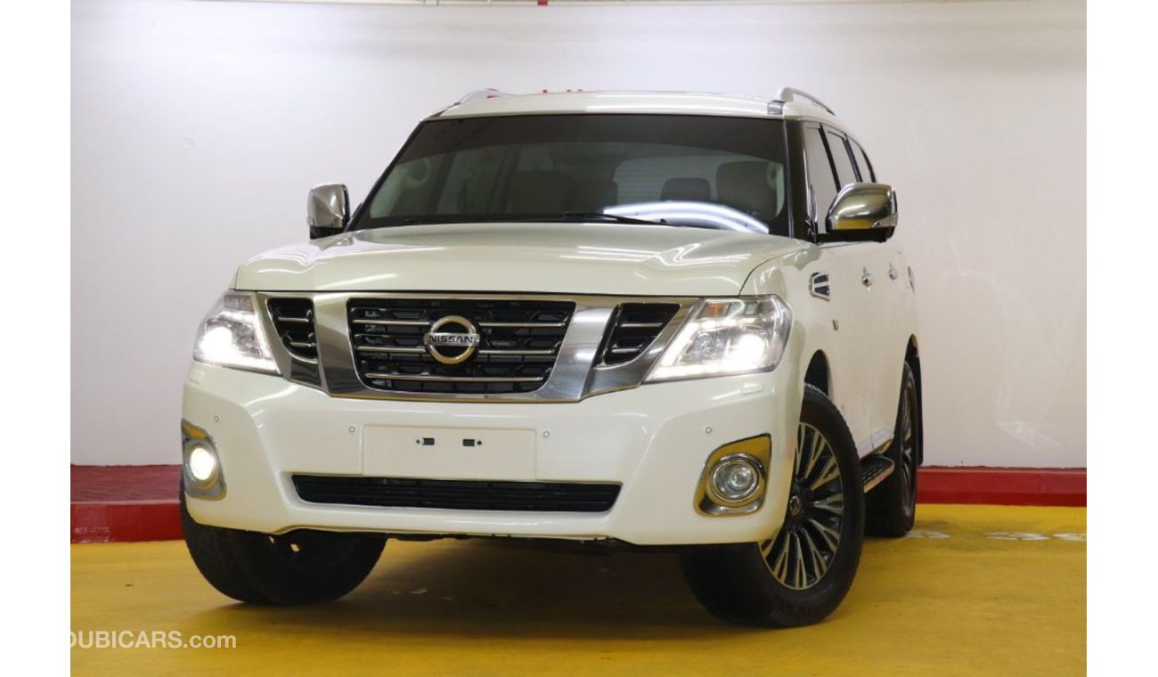 Nissan Patrol Nissan Patrol Platinum V8 2015 GCC under Warranty with Zero Down-Payment.