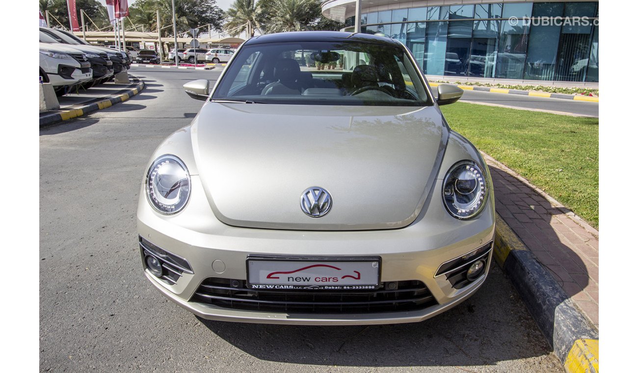 فولكس واجن بيتيل VOLKSWAGEN BEETLE R -2016 - GCC - ZERO DOWN PAYMENT - 1335 AED/MONTHLY - UNDER 3 YEAR DEALER WARRANT