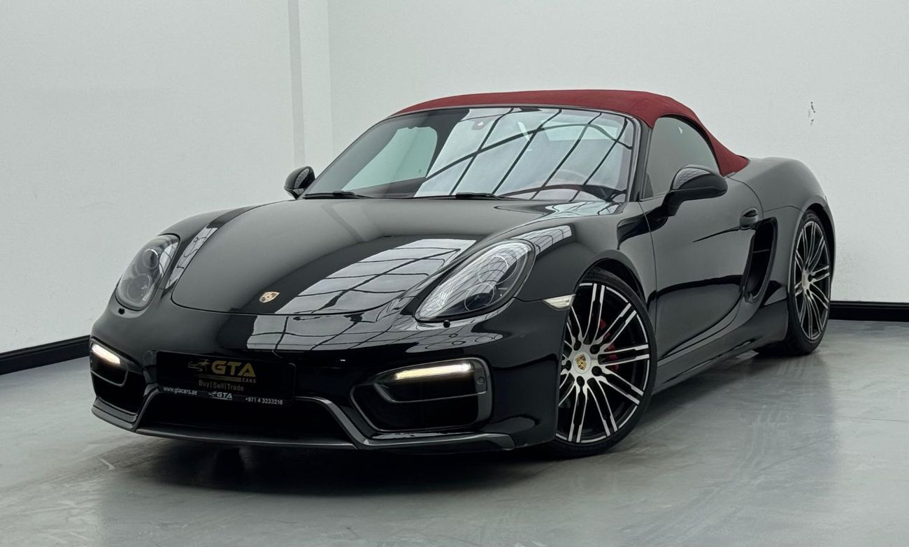 Porsche 718 Boxster GTS 4.0L A/T 2015 Porsche Boxster GTS, Full Service History, GCC