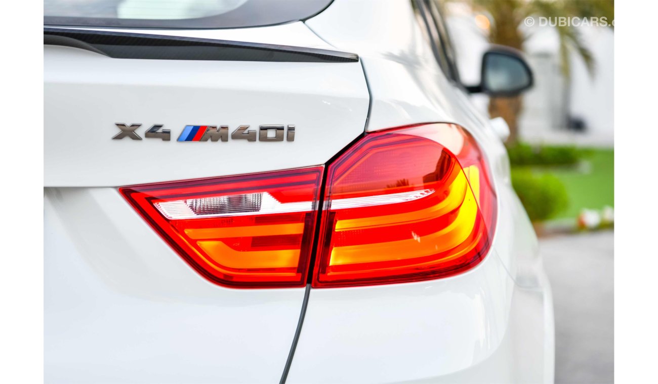 بي أم دبليو X4 M40i - Excellent Condition - Full Agency Service History - GCC - AED 3,897 Per Month - 0% DP