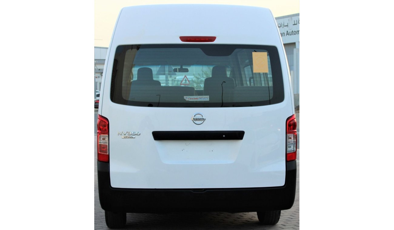 Nissan Urvan HIGH ROOF - GCC - ACCIDENTS FREE - CAR IS PERFECT CONDITION INSIDE OUT