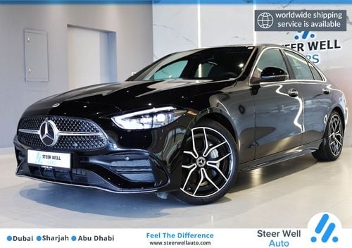 مرسيدس بنز C 200 بريميوم بريميوم PLUS HIGH | 5 YEARS WARRANTY AND SERVICE PKG UPTO 105KM