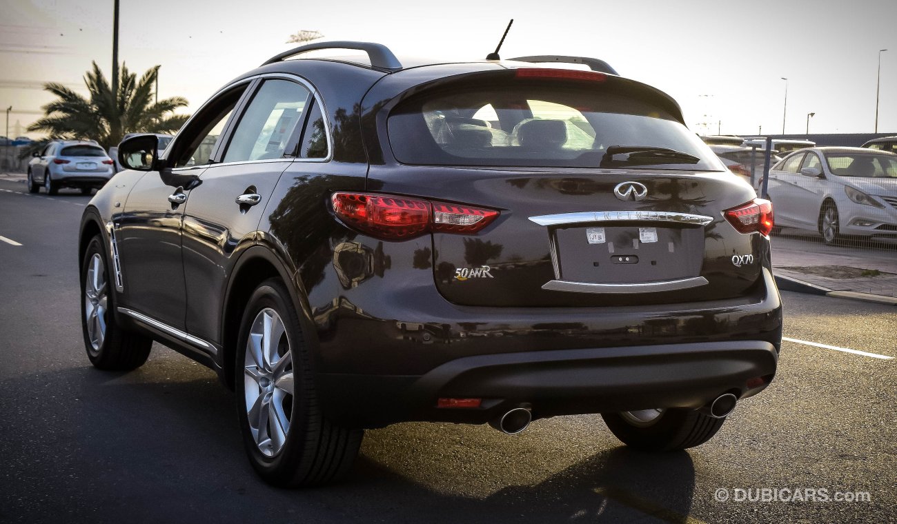 Infiniti QX70 Excellence 3.7L - V6 - with Warranty from Agency - GCC Specs - Zero KM- Price for export