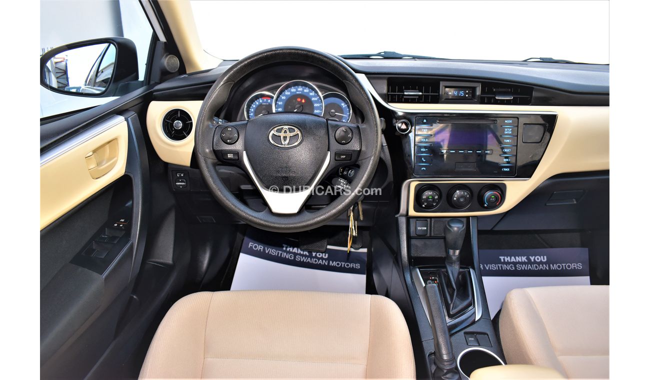 Toyota Corolla 2.0L SE GCC 2019 DEALER WARRANTY