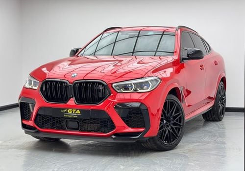 بي أم دبليو X6 2022 BMW X6M Competition, 3/2027 BMW Warranty and Service Pack, BMW Service History, GCC