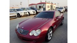 Mercedes-Benz SL 500 With open sunroof