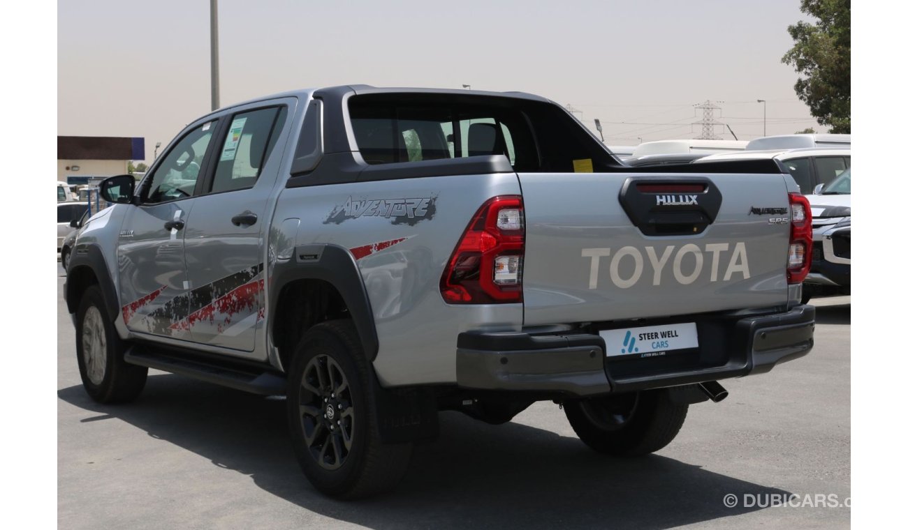 تويوتا هيلوكس 2022 | BRAND NEW HILUX ADVENTURE 2.8 L - 360 CAMERA A/T D/C | 4X4 - DSL - GLXS-V  -  WITH GCC SPECS