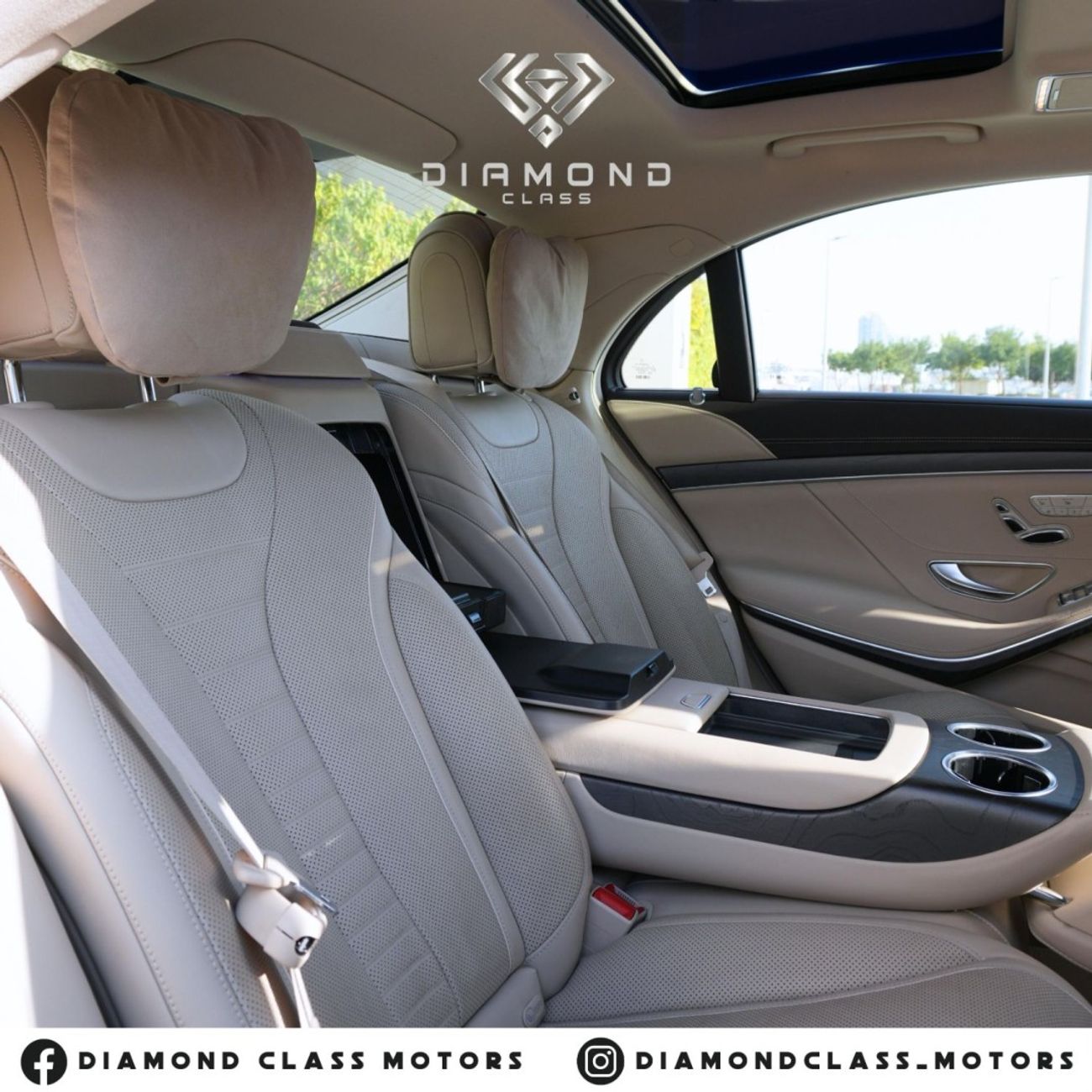 Mercedes-Benz S 560 Exclusive Edition 4.0L Mercedes S560 AMG Full Option  Panoramic  5 Buttons  2018 GCC