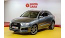 Audi Q3 RESERVED ||| Audi Q3 S-line 2018 GCC under Warranty Agency with Zero Down-Payment.