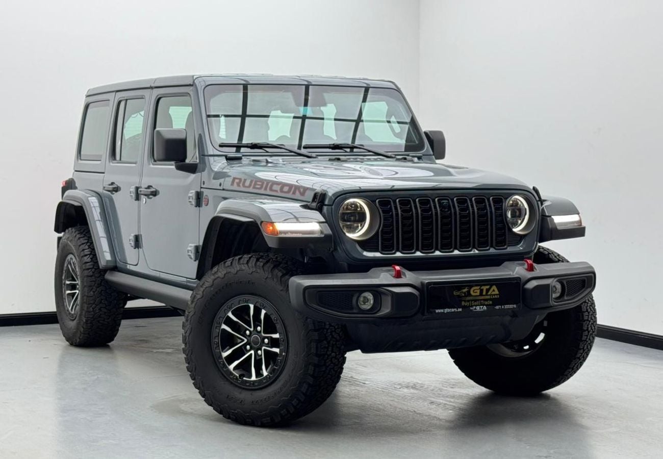 Jeep Wrangler 2024 Jeep Wrangler Rubicon X, 2028 Jeep Warranty, Jeep Service History, GCC