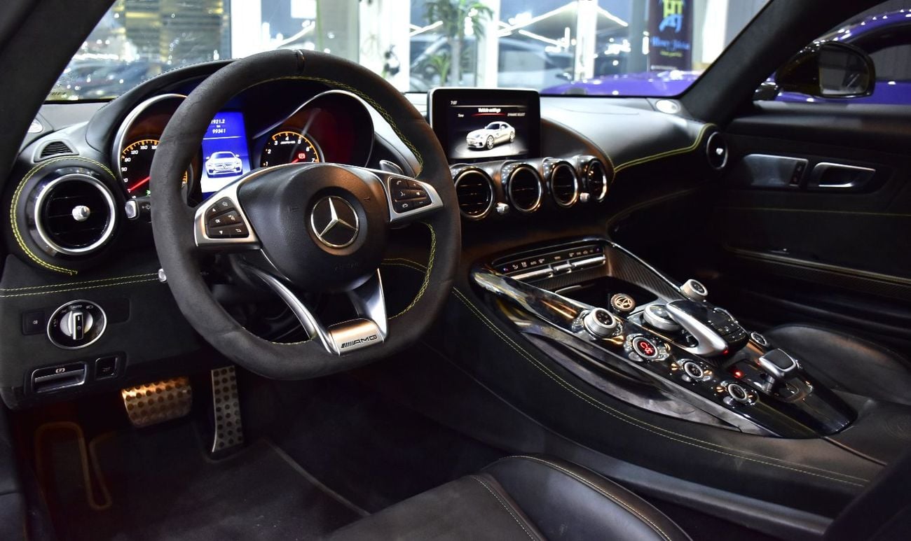 Mercedes Benz AMG GT EXCELLENT DEAL for our Mercedes Benz AMG GTs ( 2015 Model ) in Yellow Color GCC Specs
