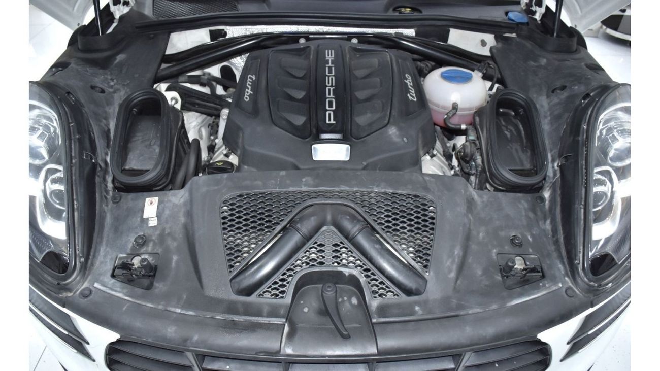 Porsche Macan EXCELLENT DEAL for our Porsche Macan Turbo ( 2014 Model ) in White Color GCC Specs