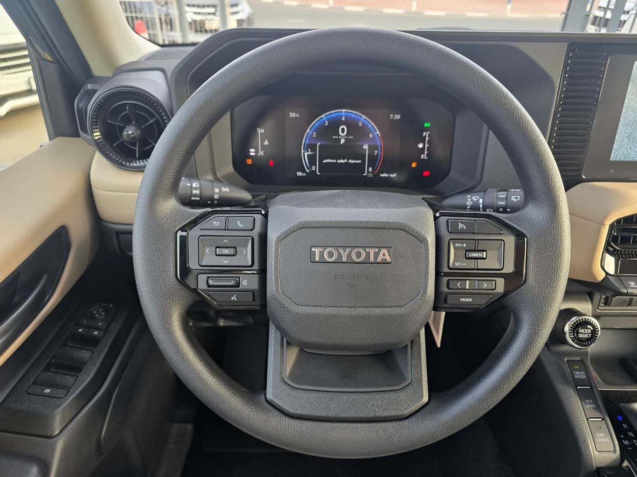 تويوتا برادو Toyota land Cruiser prado  MID 2.4l petrol Turbo A/T SUV 4WD  grey color 2026 model