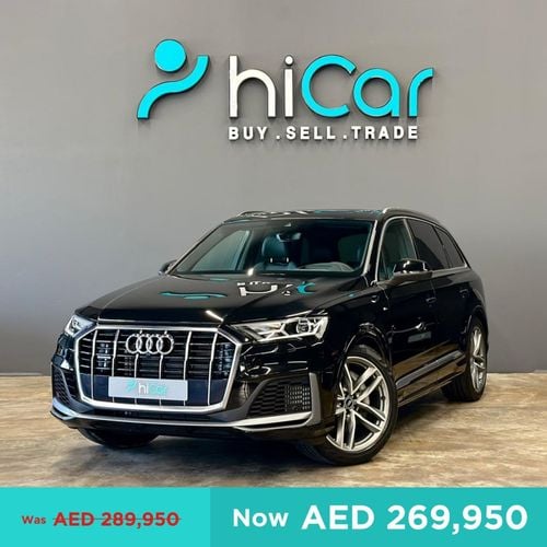 أودي Q7 AED 4,139pm • 0% Downpayment • 55 TFSI • Quattro • S-Line • 3 Years Warranty!