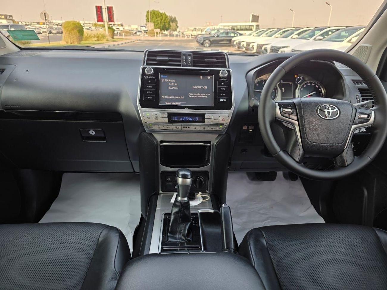 Toyota Prado diesel 2.8 liter automatic gear with back camera leather power seats